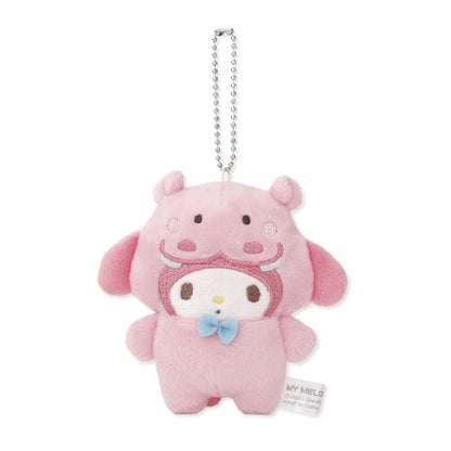 SANRIO | My Melody Plush Keychain Mascot Holder 115×115×32mm (Animal Hippo)