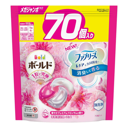 P&G | Bald Gel Ball 4D Gorgeous Premium Blossom Refilled 70 pieces