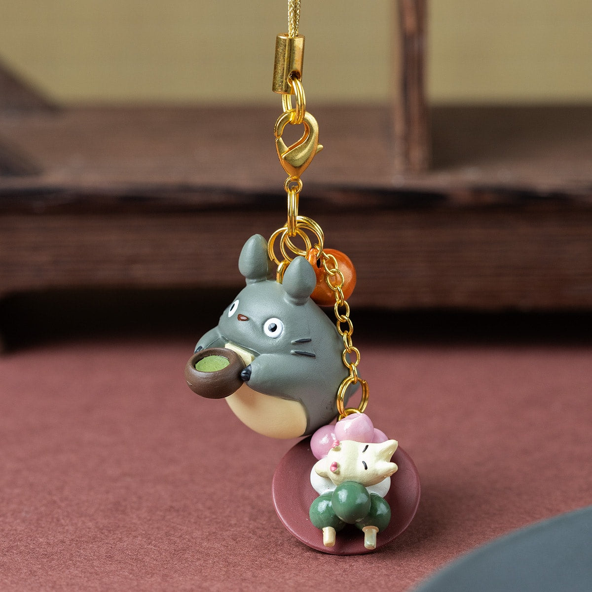 Studio Ghibli | My Neighbor Totoro Strap Key Chain Japanese Sweets Burarin W20×H27×27Dmm (Take A