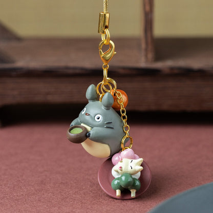 Studio Ghibli | My Neighbor Totoro Strap Key Chain Japanese Sweets Burarin W20×H27×27Dmm (Take A
