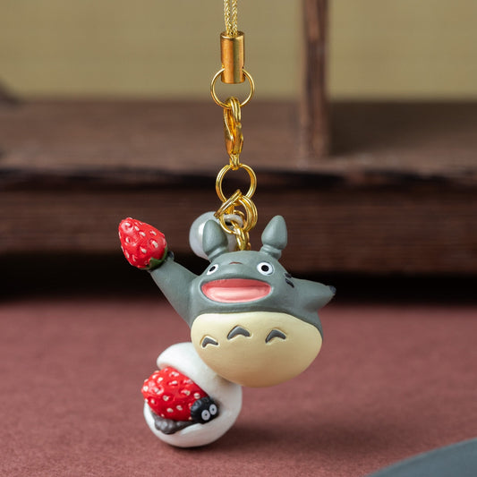 Studio Ghibli | My Neighbor Totoro Strap Key Chain Japanese Sweets Burarin W20×H27×27Dmm (Fresh