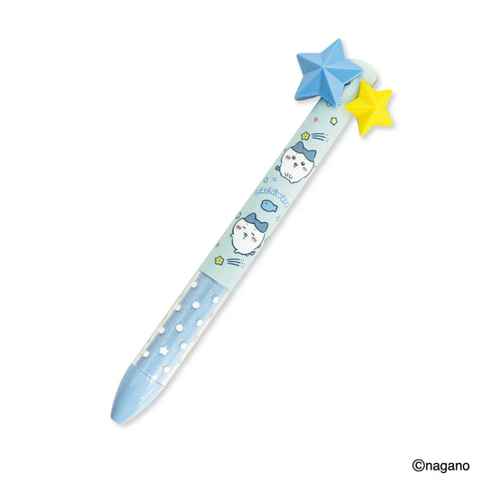 Chiikawa | Hachiware Two Color Mimi Pen Black & Red 0.5mm (Star Yellow)