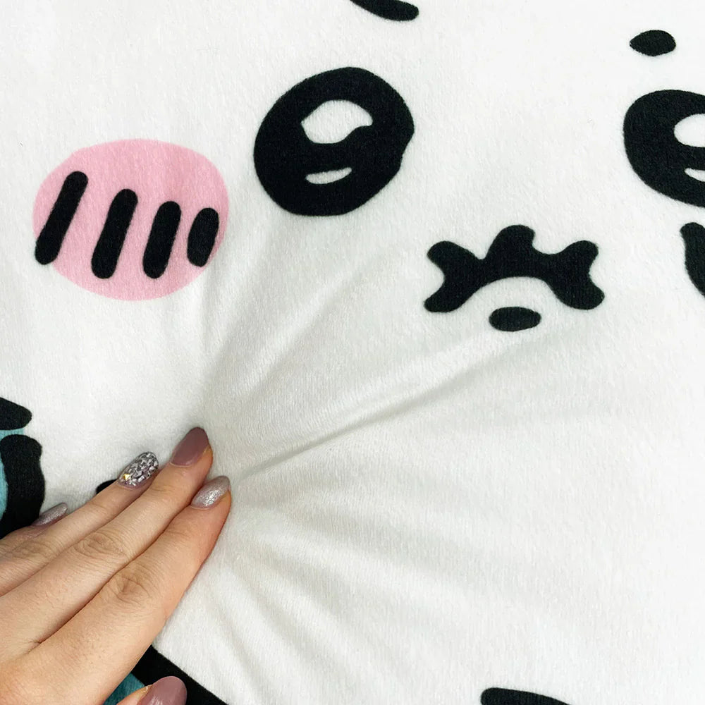 CHIIKAWA | Mochi Mochi Cushion Hachiware H410×W440×D120mm