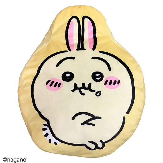 Chiikawa | Mochi Cushion Usagi H480 X W390 D120Mm 吉伊卡哇 乌萨奇 软乎乎抱枕/靠垫（大号）