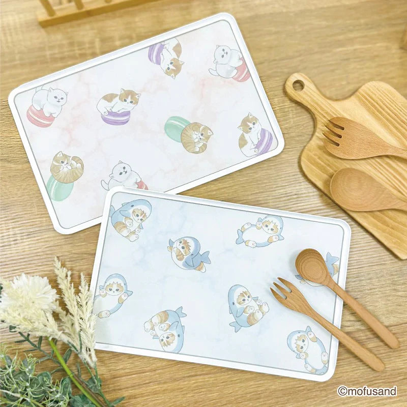 【Made In Japan】Mofusand | Cutting Board Hello Kitty H210 X W325 D9Mm 猫福 双面切菜板/案板/双面图案 便携/可放洗碗机 耐温90度