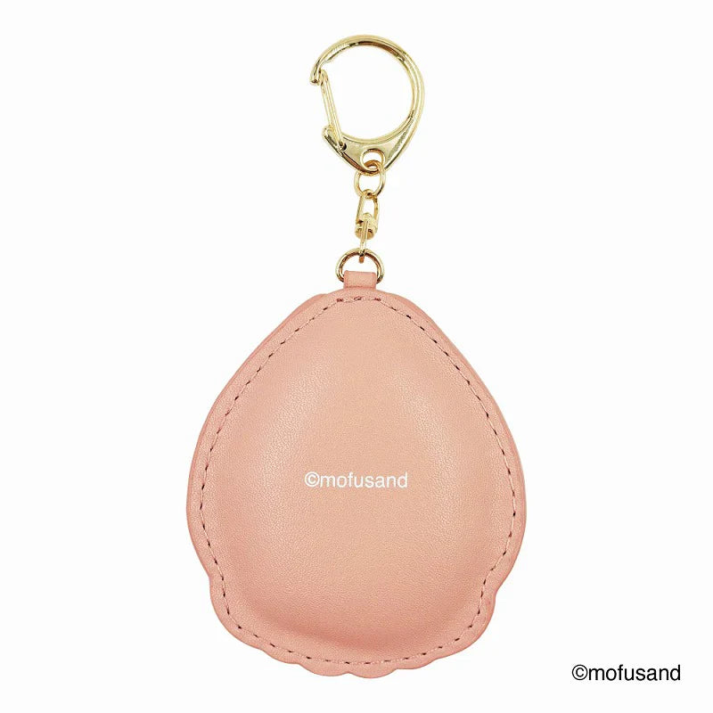 MOFUSAND | Fluffy and Fuzzy Patch Keychain 78×65×10mm (Strawberry Cat Nyan)