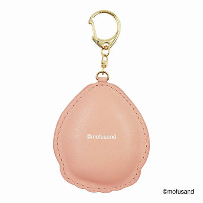 MOFUSAND | Fluffy and Fuzzy Patch Keychain 78×65×10mm (Strawberry Cat Nyan)