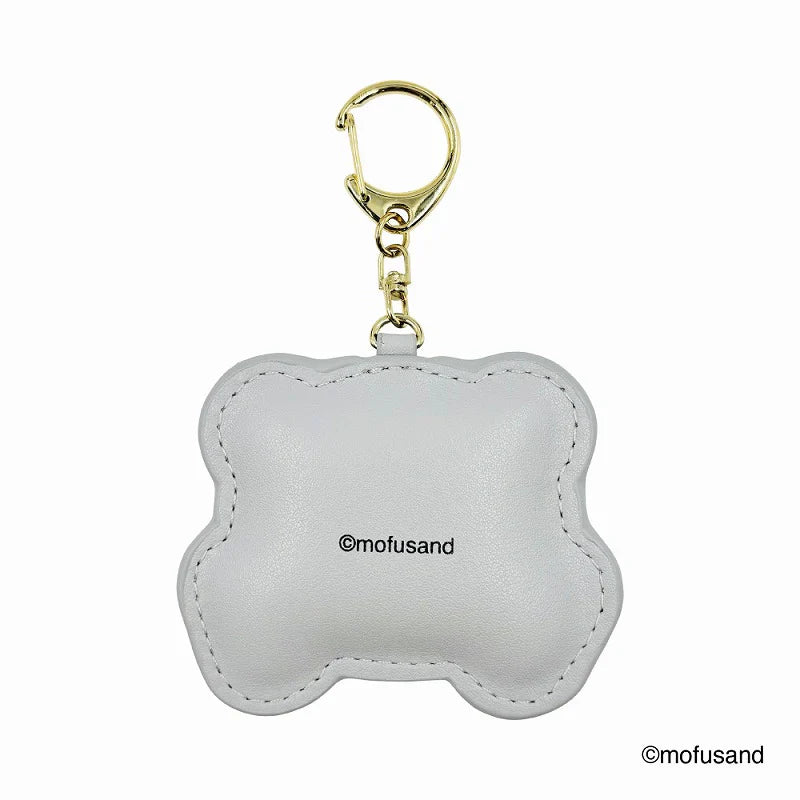 MOFUSAND | Fluffy and Fuzzy Patch Keychain 78×65×10mm (Panda Cat Nyan)