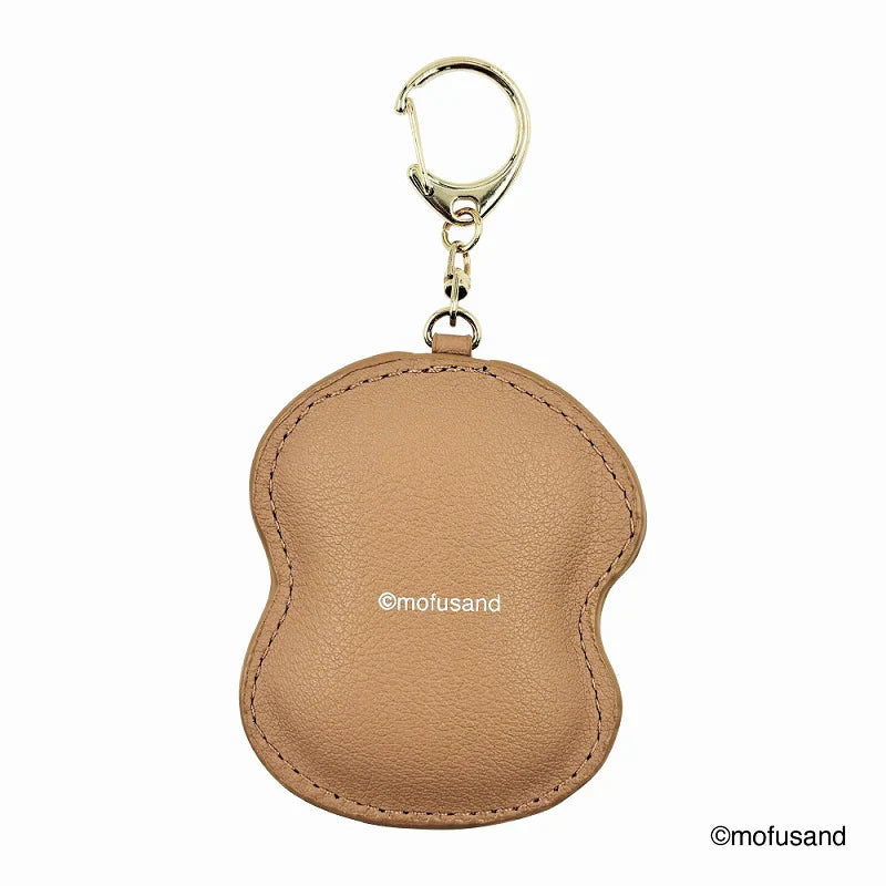 MOFUSAND | Fluffy and Fuzzy Patch Keychain 78×65×10mm (Dorayaki Cat Nyan)