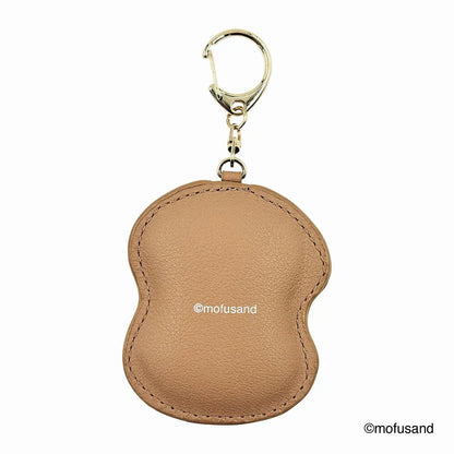 MOFUSAND | Fluffy and Fuzzy Patch Keychain 78×65×10mm (Dorayaki Cat Nyan)
