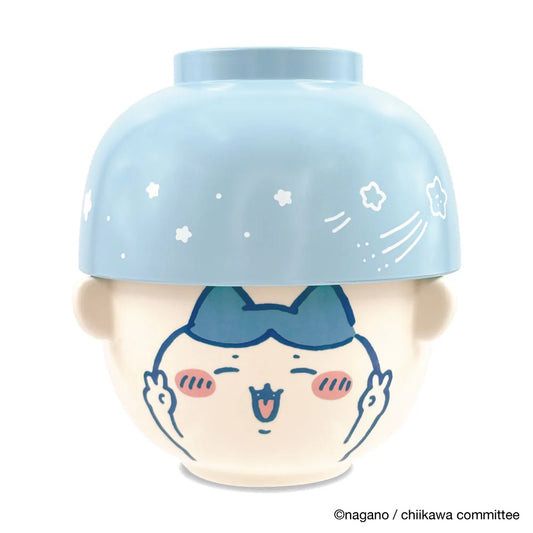 CHIIKAWA | Hachiwre Porcelain Rice Bowl & Melamine Soup Bowl Set 100 × 57mm & 90 × 60mm