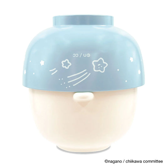 CHIIKAWA | Hachiwre Porcelain Rice Bowl & Melamine Soup Bowl Set 100 × 57mm & 90 × 60mm