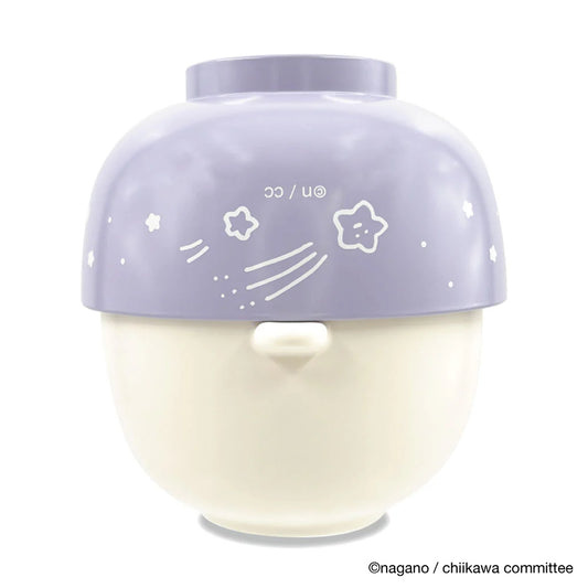 CHIIKAWA | Momonga Porcelain Rice Bowl & Melamine Soup Bowl Set 100 × 57mm & 90 × 60mm