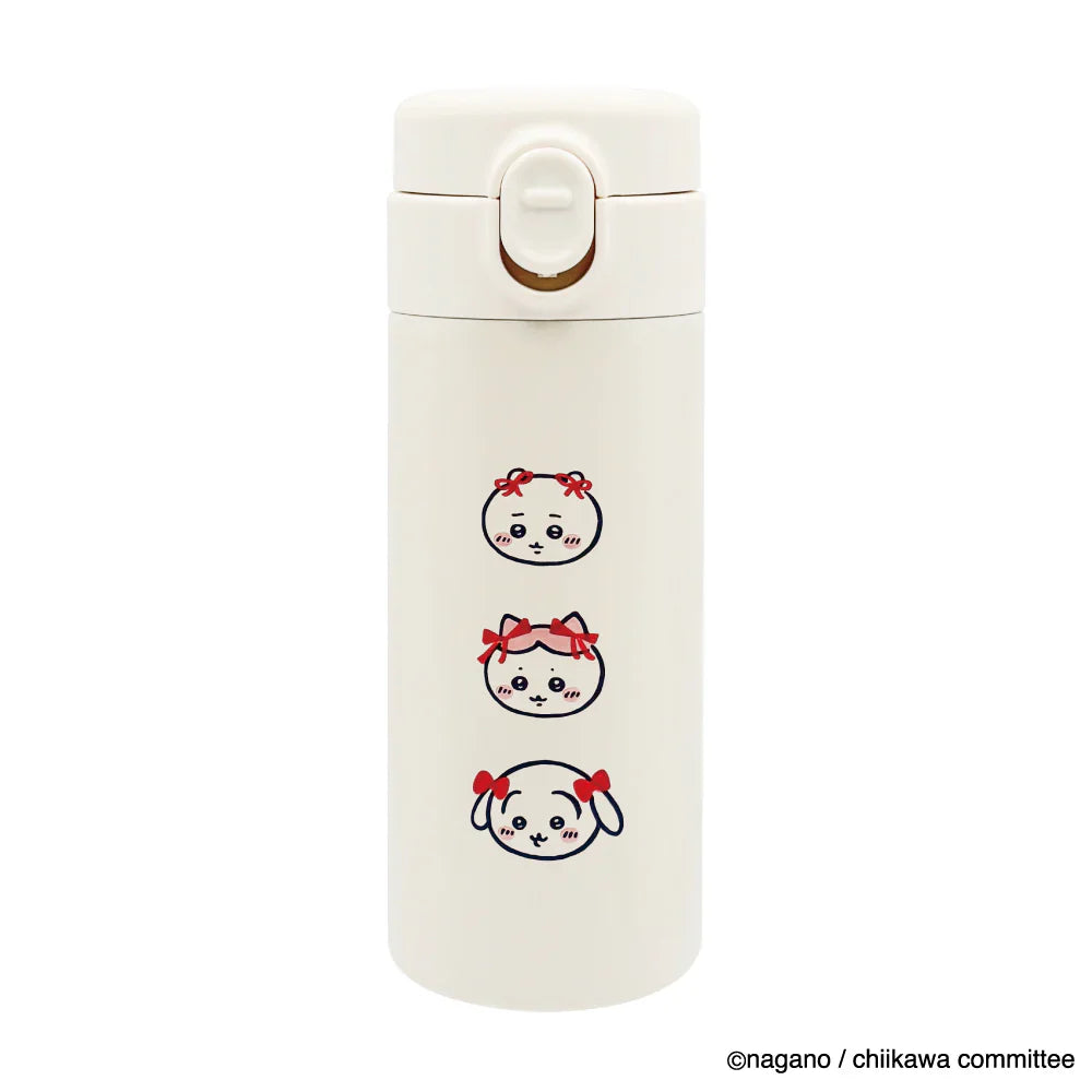 CHIIKAWA | One-Touch Stainless Bottle 350ml (Ribbon)