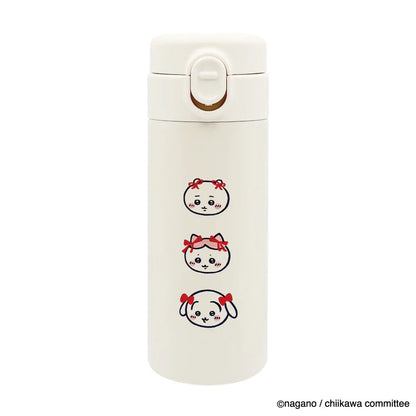 CHIIKAWA | One-Touch Stainless Bottle 350ml (Ribbon)