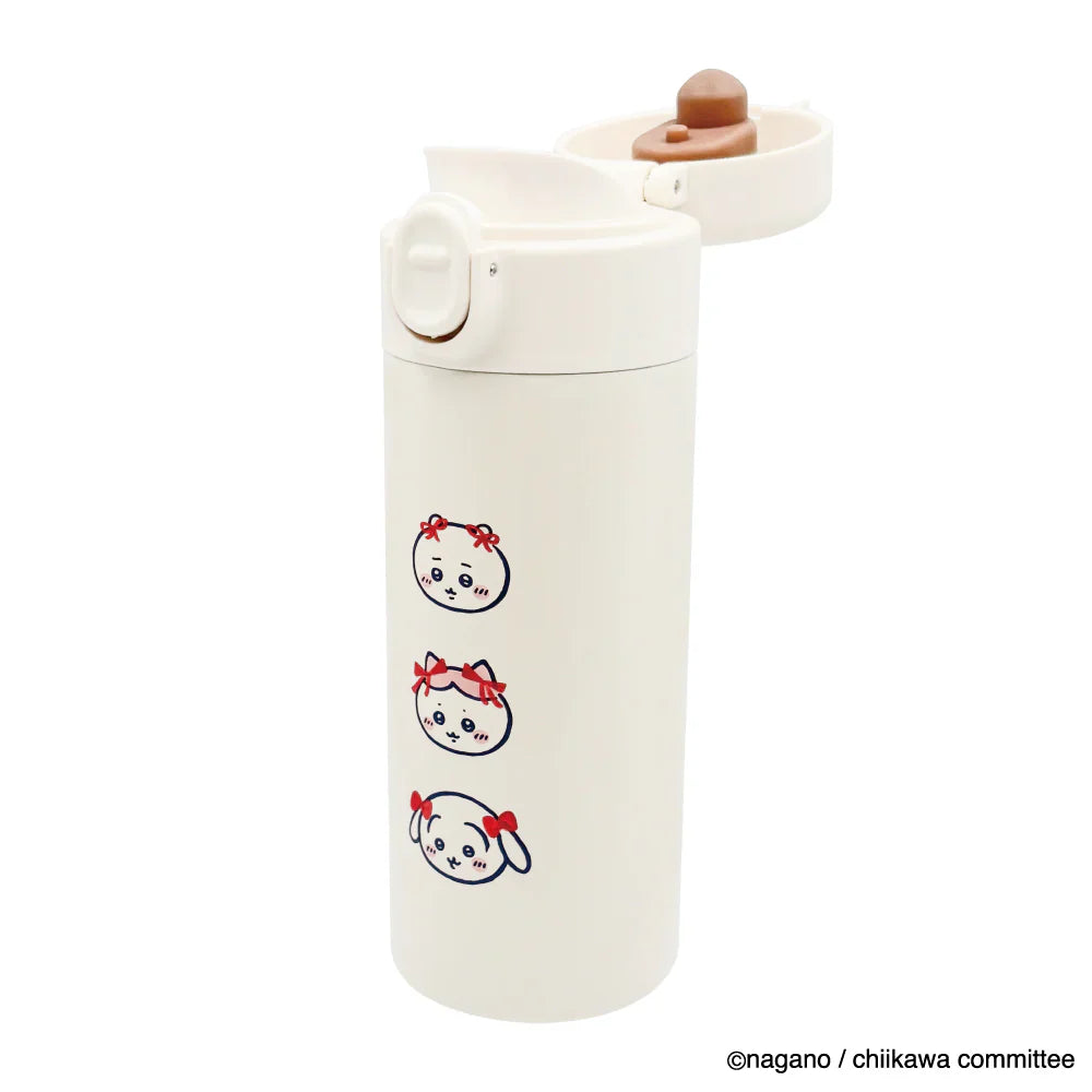 CHIIKAWA | One-Touch Stainless Bottle 350ml (Ribbon)