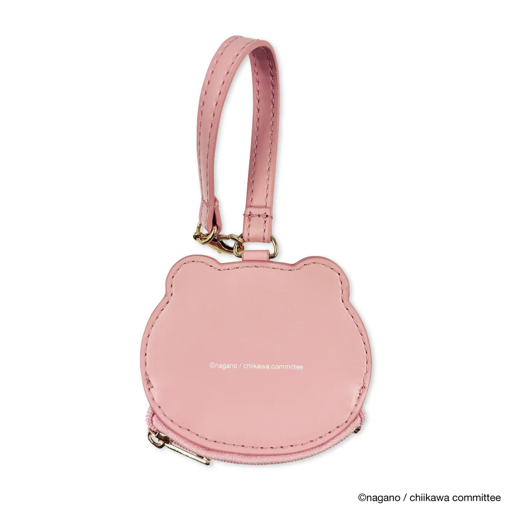 CHIIKAWA | Chiikawa Face Sagara Embroidery Mini Pouch Keychain 98x95x10mm Approx.