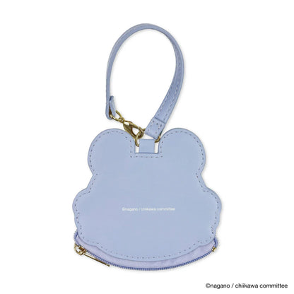CHIIKAWA | Momonga Face Sagara Embroidery Mini Pouch Keychain 98x95x10mm Approx.