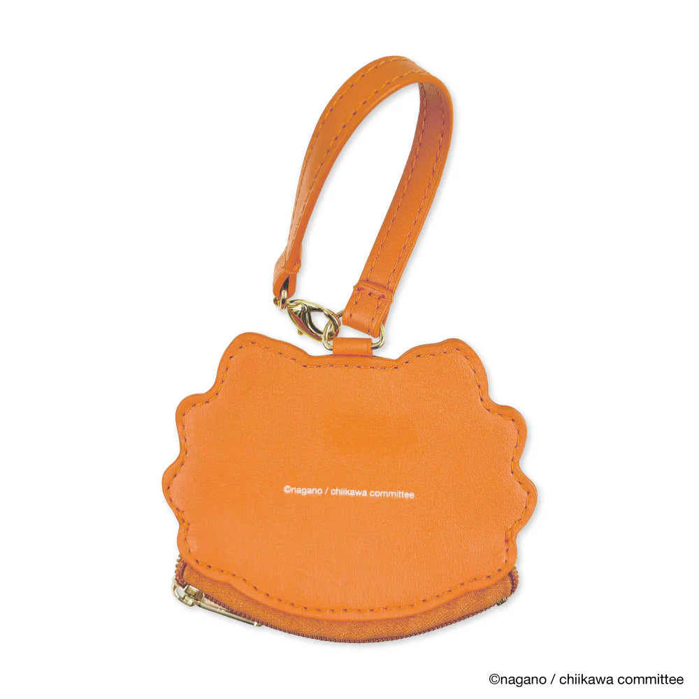 CHIIKAWA | Shisa Face Sagara Embroidery Mini Pouch Keychain 98x95x10mm Approx.