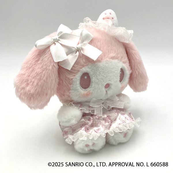 SANRIO | My Melody Plush Toy Plush Doll 220×95×170mm (White Strawberry Tea Time)