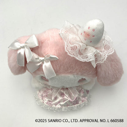SANRIO | My Melody Plush Toy Plush Doll 220×95×170mm (White Strawberry Tea Time)