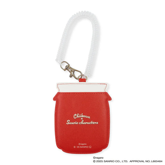 Chiikawa x Sanrio | Hello Kitty & Hachiware Die-Cut Pass Case 110x83x8mm (Supermarket)