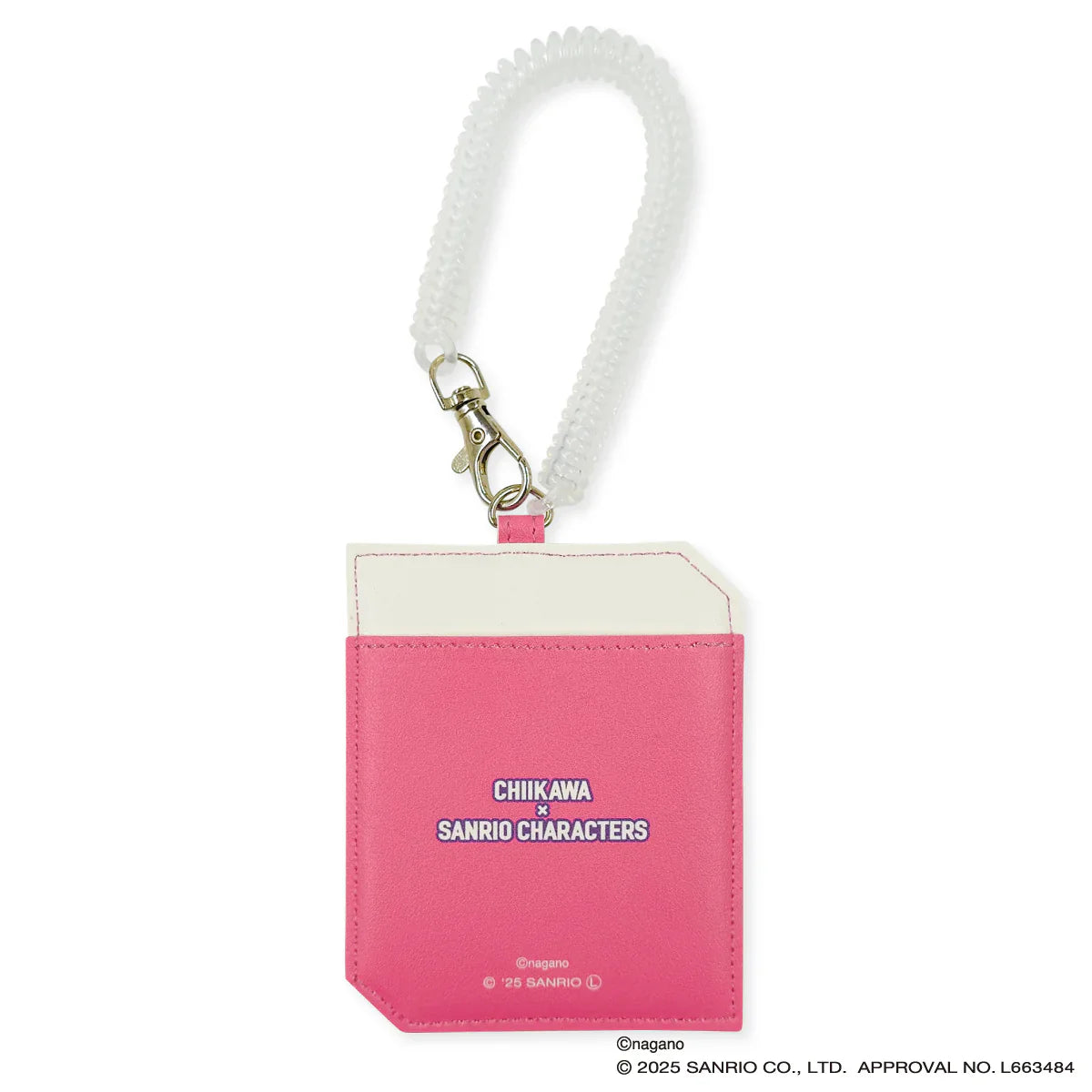 Chiikawa x Sanrio | Kuromi & Momonga Die-Cut Pass Case 110x83x8mm (Supermarket)