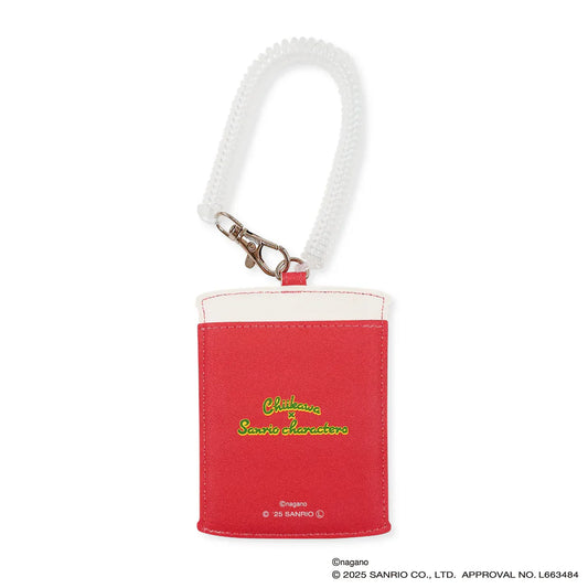 Chiikawa x Sanrio | Pochacco & Shisa Die-Cut Pass Case 110x83x8mm (Supermarket)