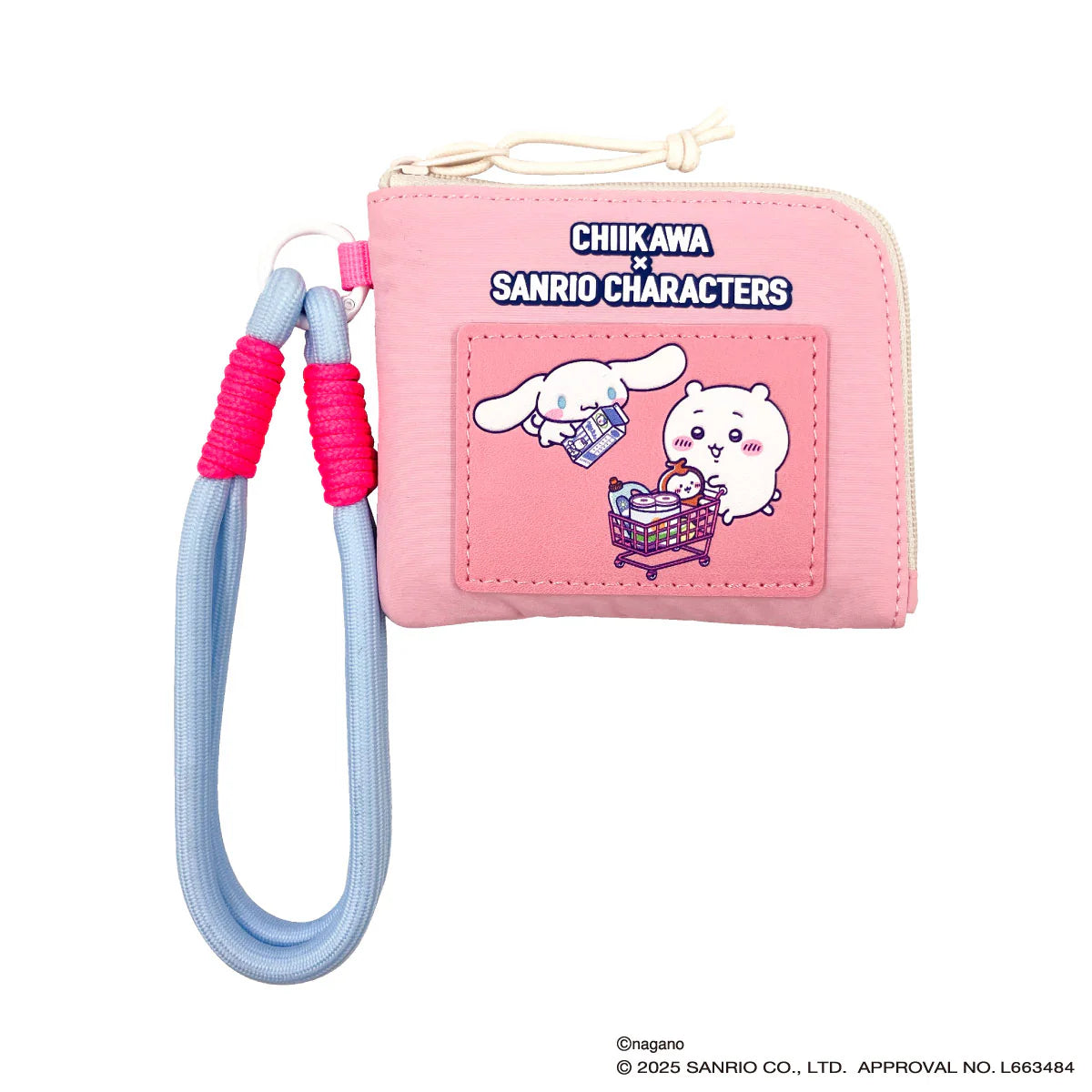 Chiikawa x Sanrio | Cinnamoroll & Chiikawa Compact Walllet 90x120x20mm (Supermarket)