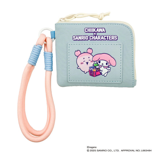 Chiikawa x Sanrio | My Melody & Kani-chan Compact Walllet 90x120x20mm (Supermarket)