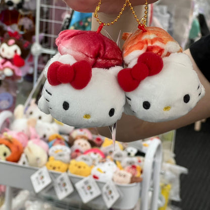 Sanrio | Hello Kitty Mascot Holder Keychain (Sushi) Approx.10Cm 日本三丽鸥 凯蒂猫挂件/包挂/钥匙链（寿司系列）