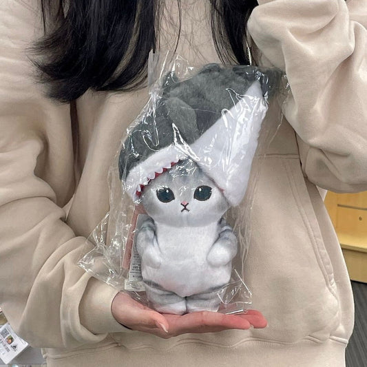 Mofusan | Plush Potetama Shark Nyan H280×W140×D115Mm (Animal) Gray
