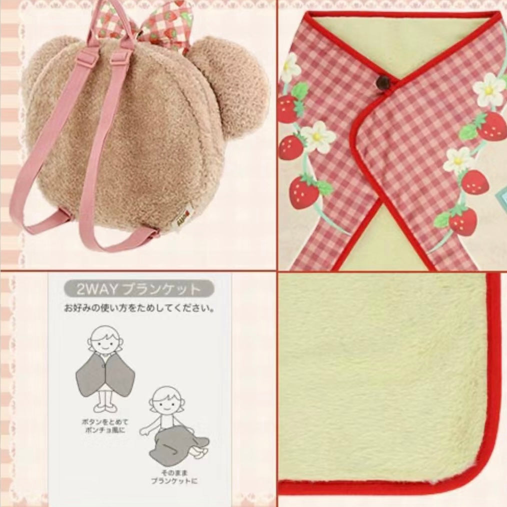 Disney | Tokyodisneysea Heartfelt Strawberry Gift Shelliemay Shoulder Bag & Blanket Set