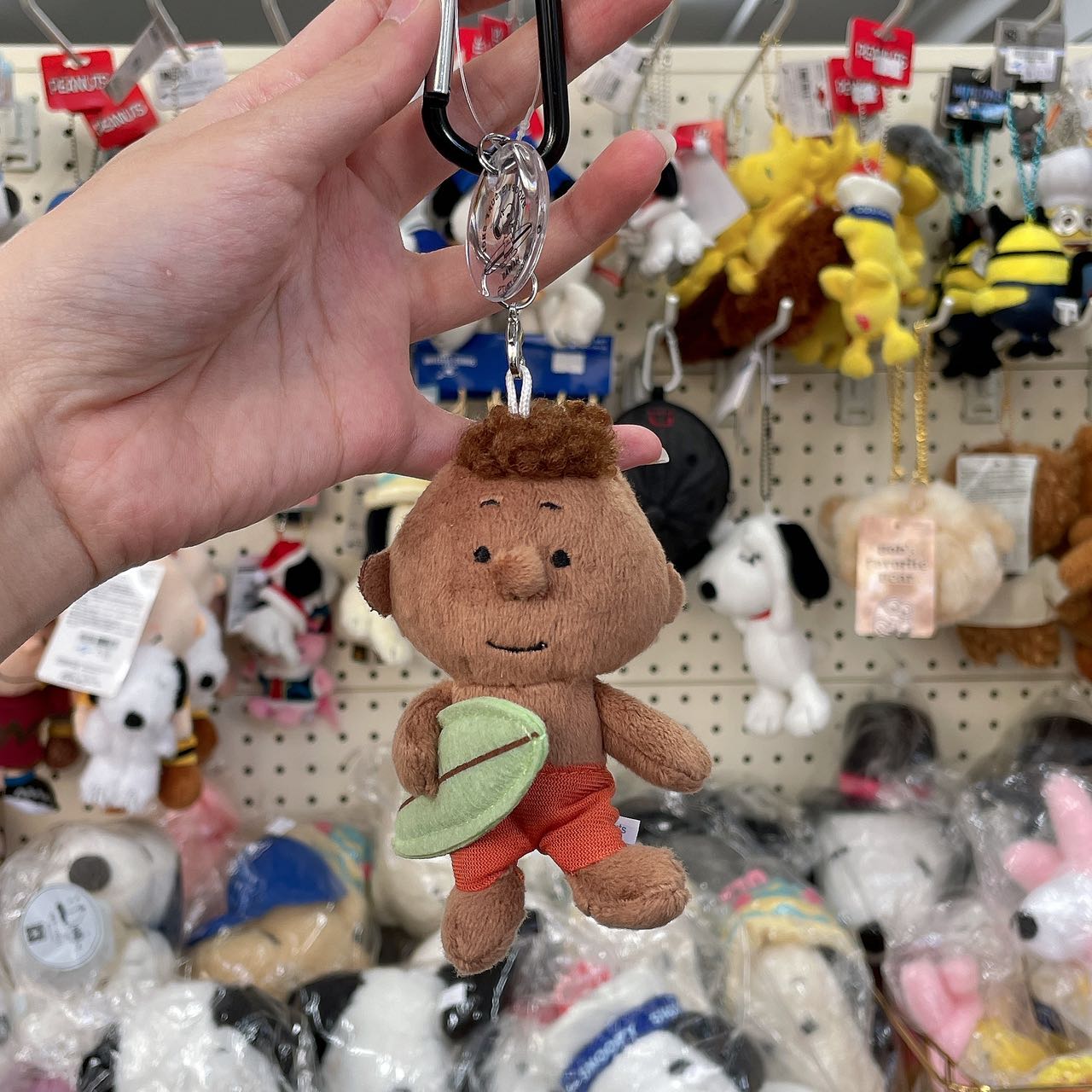 Peanuts | Snoopy Franklin Hawaii Surfing Mascot Holder Plush Keychain Keyring (Limited)