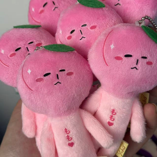 【Any two for 10% off】Yukio | Mascot Holder Plush Keychain W45×H105mm (Momo)
