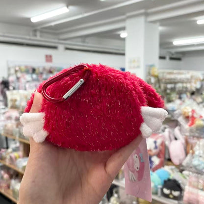 SANRIO | My Melody Red Mini Pouch with Carabiner H70×W148×D35mm (Angel and Devil Serie)