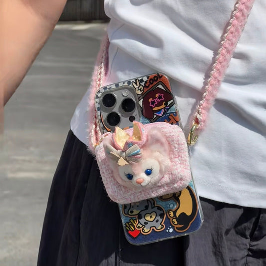 DISNEY | SHANG HAI DisneyLand LinaBell Smartphone Holder Strap with Mascot (Duffy and Friends)