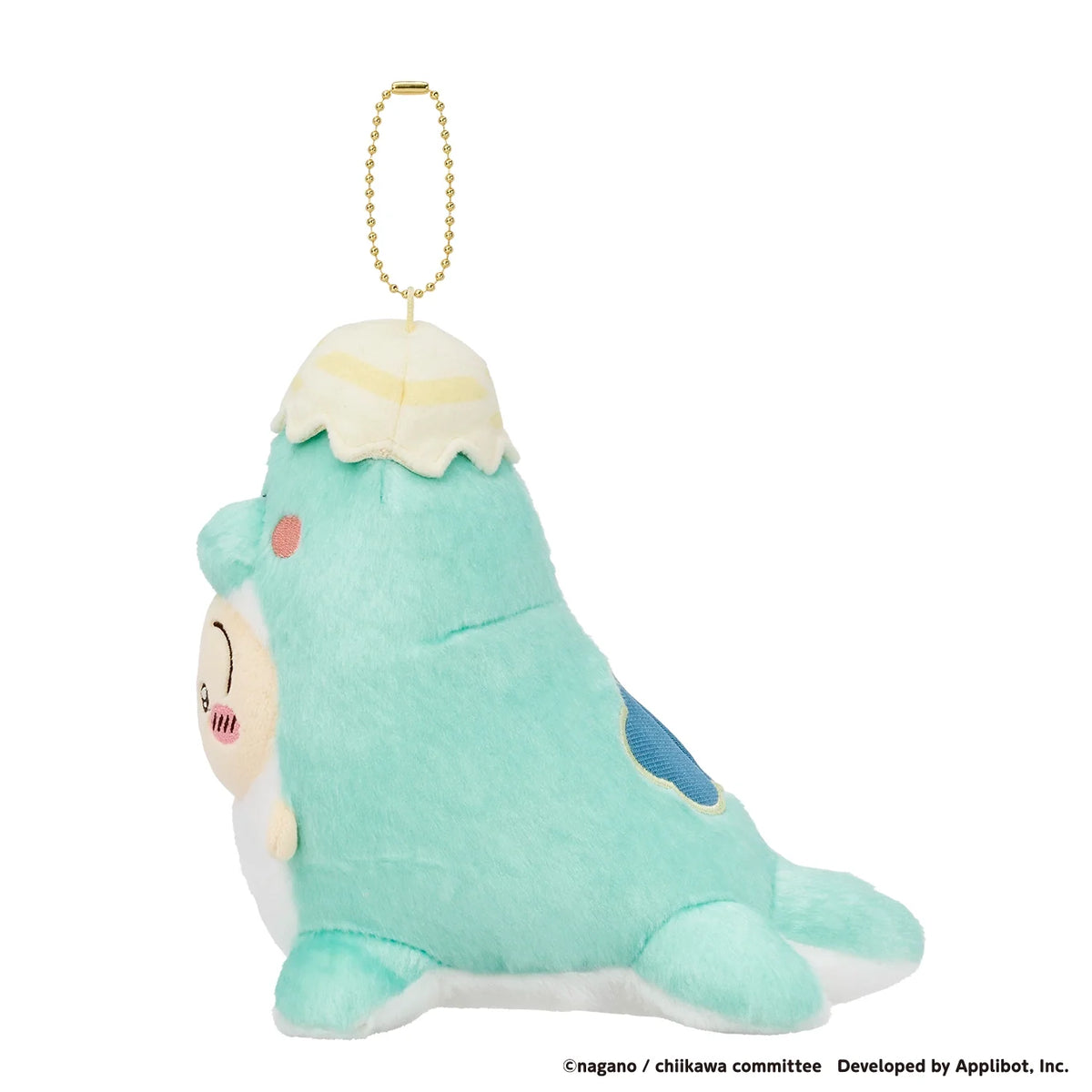 CHIIKAWA | Chiikawa Pocket Dinosaur Mascot Keychain Bag Charm 125x110x60mm (Usagi)