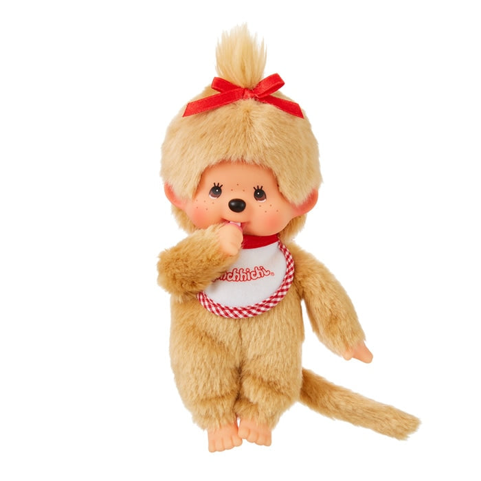 Monchhichi | Plush Toy Plush Doll H10×W7×D15cm (Beige Girl)
