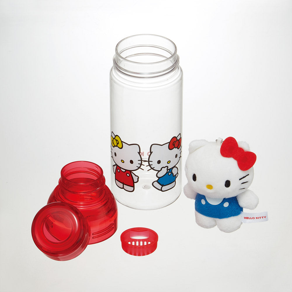 Skater | SANRIO Hello Kitty Water Bottle with Mascot Keychain 480ml