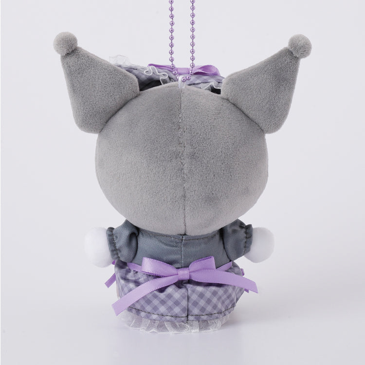 SANRIO | Kuromi Plush Keychain Mascot Holder Bag Charm 100mm Approx. (Sweetie)