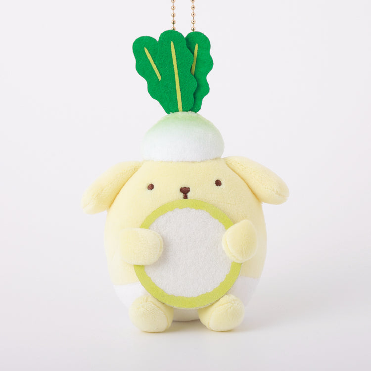 Sanrio | Pom Purin Plush Keychain Mascot Holder 10Cm (Radish)