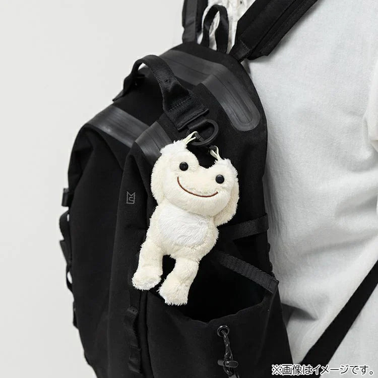 Pickles the Frog | Plush Pouch Hanging Pouch Basic 180×90×45mm (White)