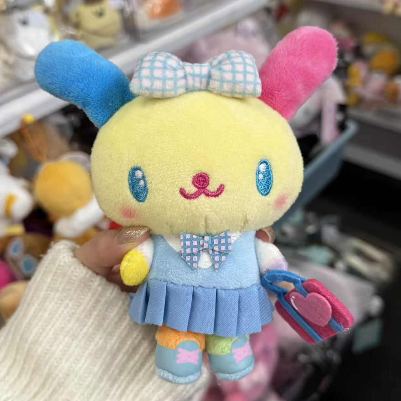 SANRIO x Avail | Usahana Mascot Holder Plush Keychain Bag Charm 50×75×138mm (High School Series Heisei)