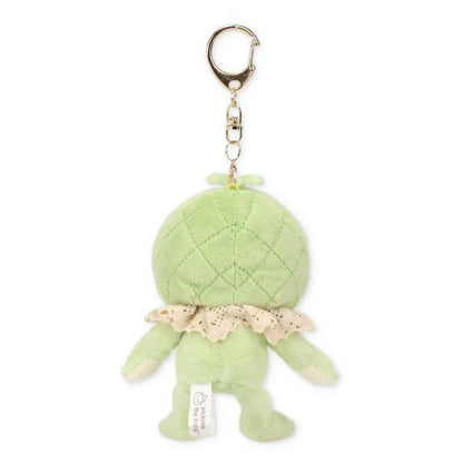 Pickles the Frog | Mascot Holder Plush Keychain Always Fruits 15×7×4.5cm (Melon)