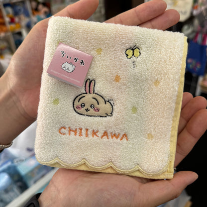 CHIIKAWA | Towel Handkerchief Cotton 100% H250×W250mm (Dot)