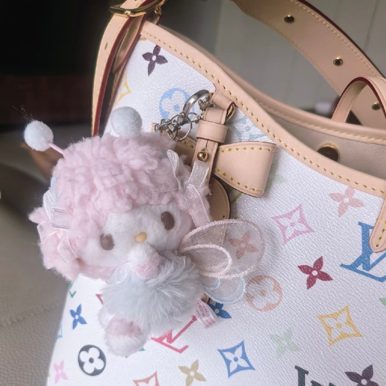 SANRIO | My Sweet Piano Mascot Holder Plush Keychain Bag Charm (Flower Field Series)