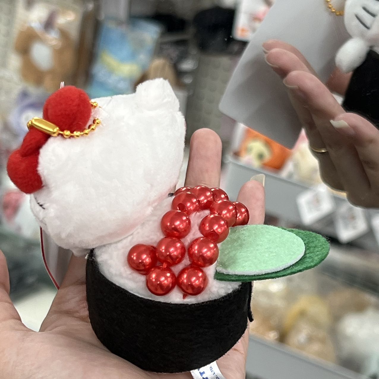 Sanrio | Hello Kitty Mascot Holder Keychain (Sushi) Approx.10Cm 日本三丽鸥 凯蒂猫挂件/包挂/钥匙链（寿司系列）