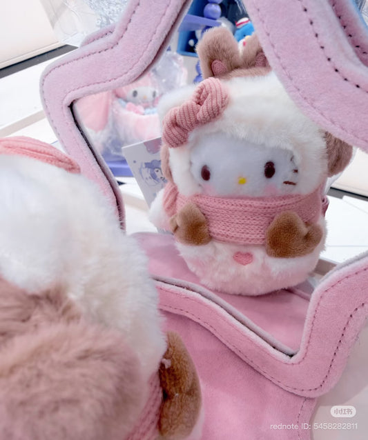 SANRIO | Hello Kitty Mascot Holder Bag Charm Keychain (Snowman)