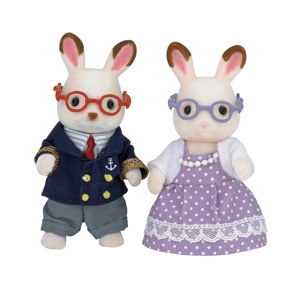 Sylvanian Families | Chocolate Rabbit Grandparents Set